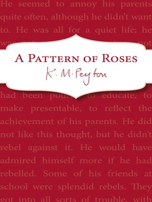 cover image of A Pattern of Roses